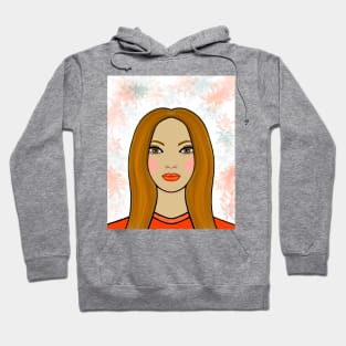 Pretty Woman Portrait Hoodie